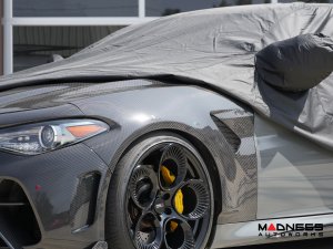 Alfa Romeo Giulia Vehicle Cover - Multi Layer Black Satin - Indoor/ Outdoor Alfa Romeo Giulia Vehicle Cover - Multi Layer Black Satin - Indoor/ Outdoor